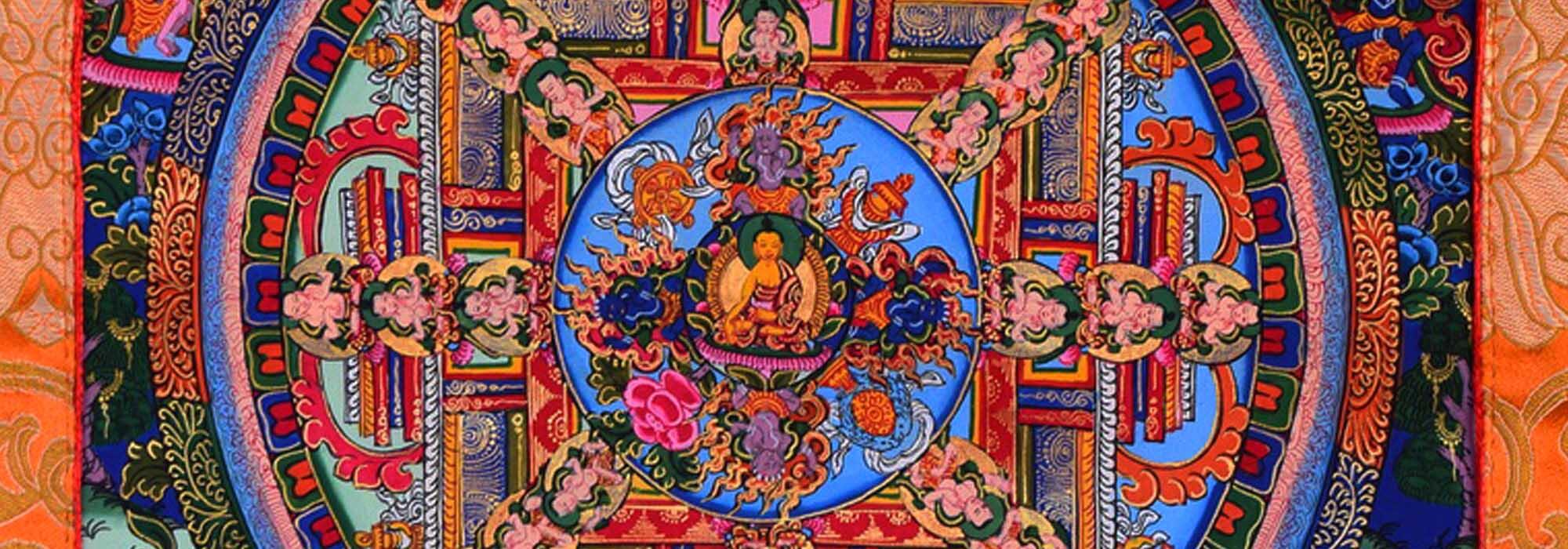 Tantric-mandal-of-Buddhist-pantheons