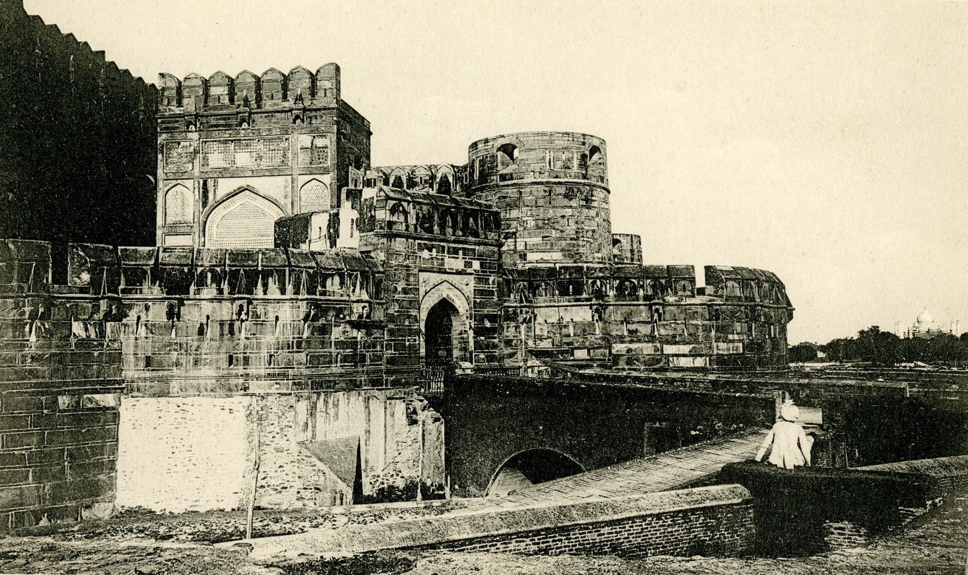 The Amar Singh Gate, From a Collection of Postcards by Walter George Whitman, 1920s. Image Source: Flickr