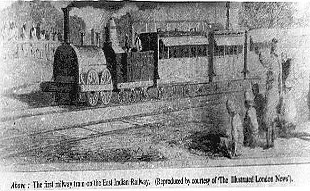 16 अप्रैल 1853 बोरी बंदर से ठाणे तक भारत की पहली रेल
